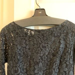 Black lace special occasion dress